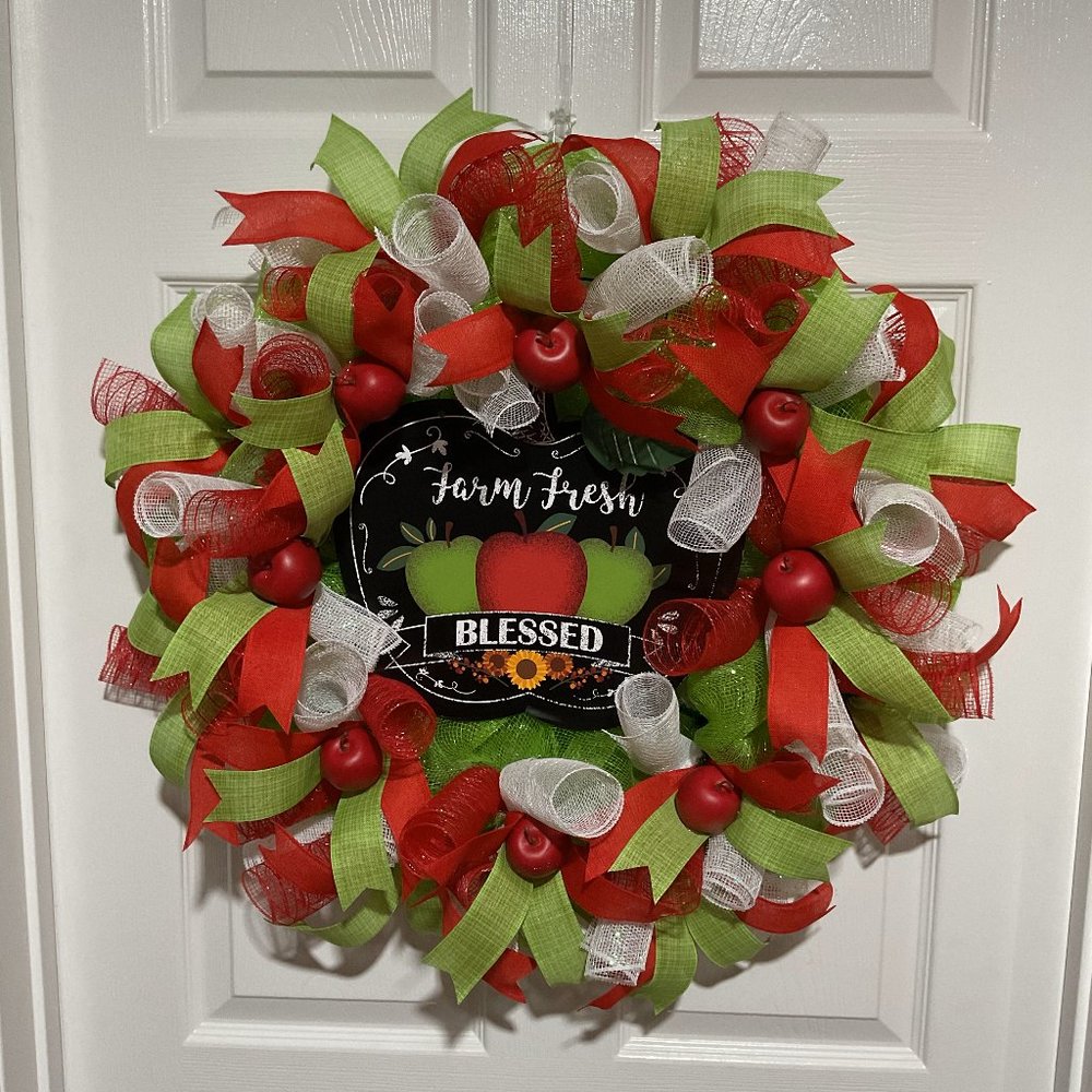 Fall Wreath - Farm Fresh Blessed